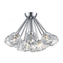  11738 PC - Crystal Court 12 - Light Semi Flush Mount